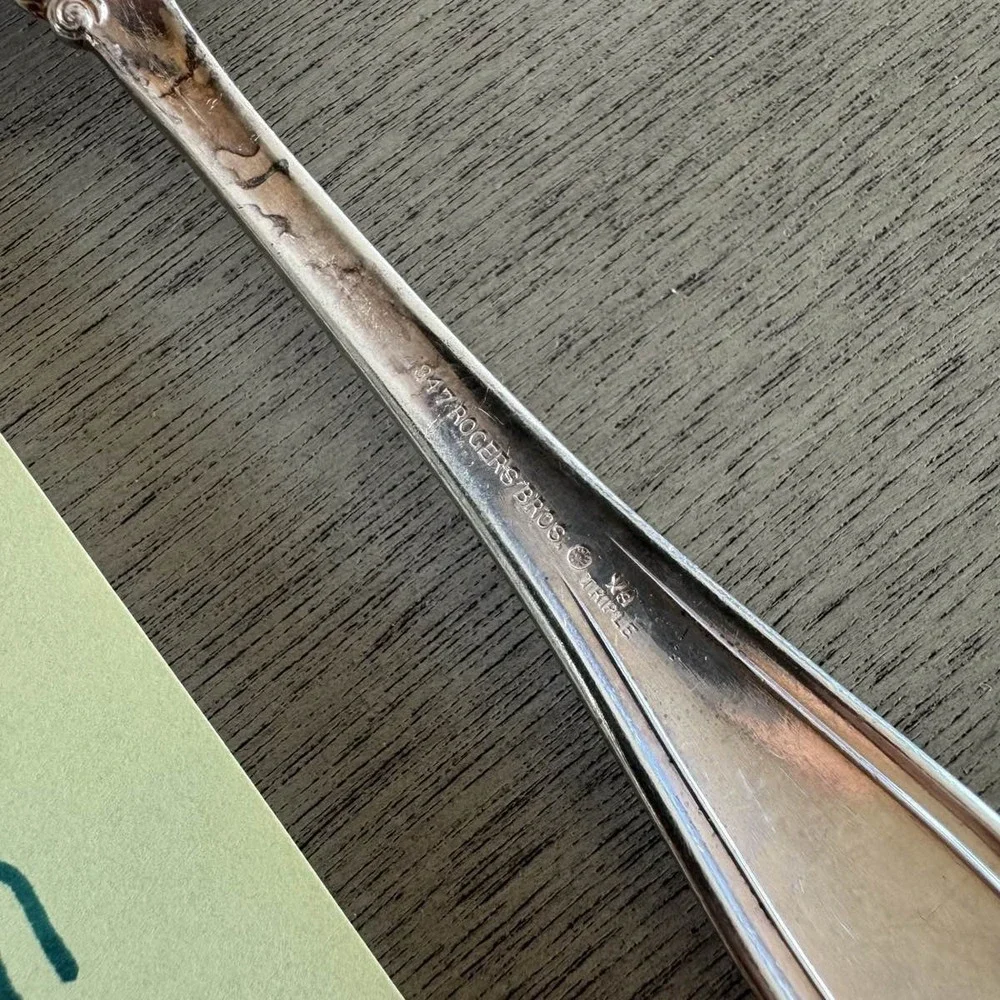 1847 Rogers Bros Heritage‎ 1953 Silverplate Serving Spoon International